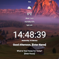 Widget layout